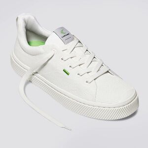 IBI Low Off-White Knit Sneaker Women